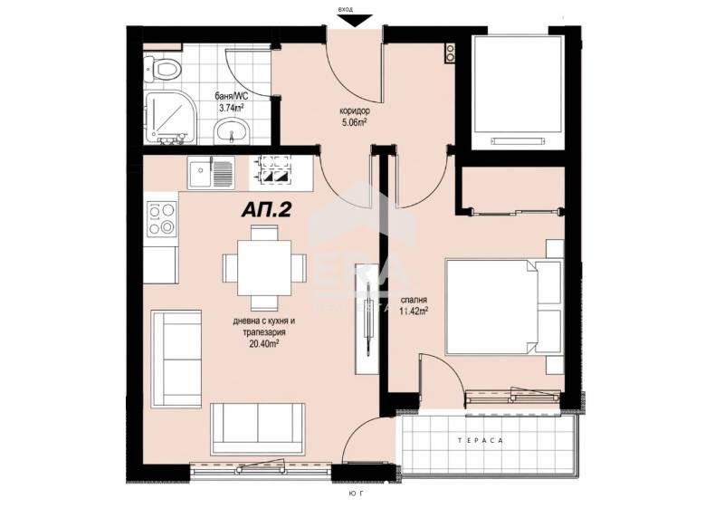 Продава 2-СТАЕН, гр. Варна, Аспарухово, снимка 17 - Апартаменти - 54326597