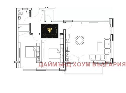 Продава 3-СТАЕН, гр. Пловдив, Младежки Хълм, снимка 2 - Aпартаменти - 49397530