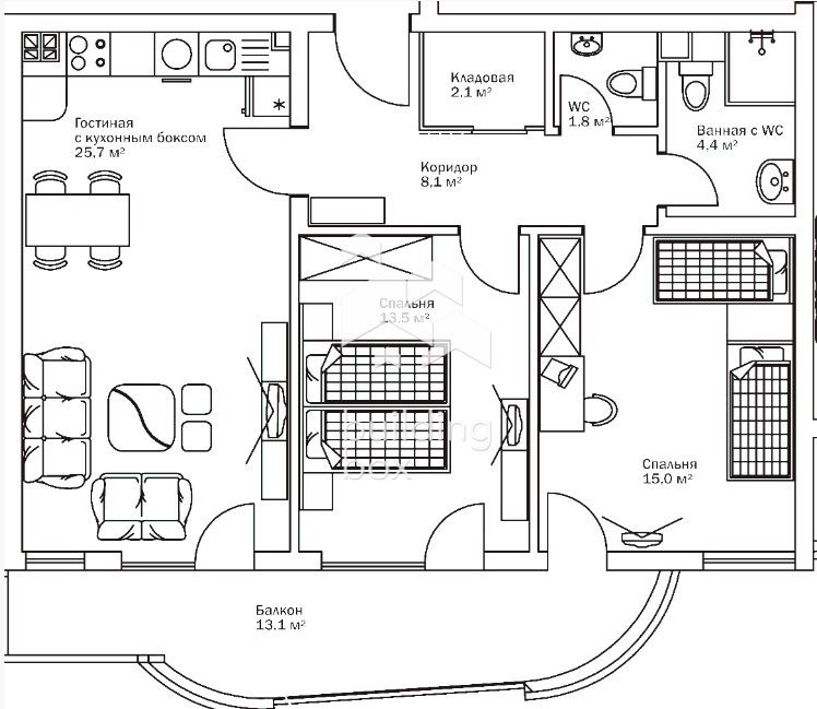 For Sale  2 bedroom region Varna , Shkorpilovtsi , 107 sq.m | 65112980 - image [5]