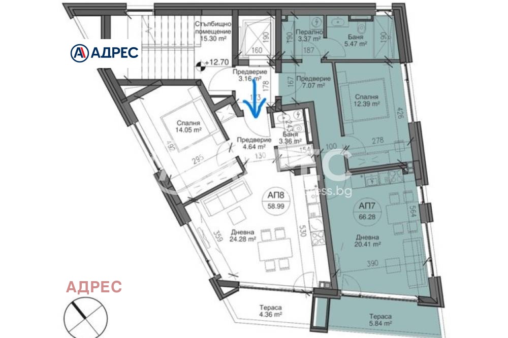 Продава 2-СТАЕН, гр. Варна, Бриз, снимка 7 - Апартаменти - 56702116