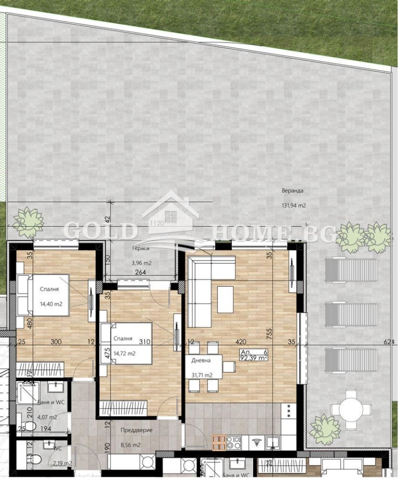 Продаја  2 спаваће собе Пловдив , Остромила , 248 м2 | 72906793 - слика [2]