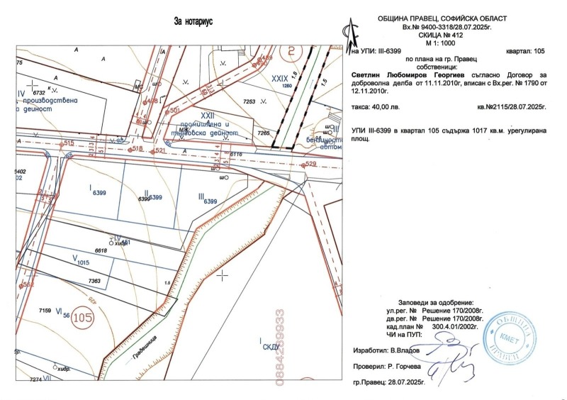 Продава ПАРЦЕЛ, гр. Правец, област София област