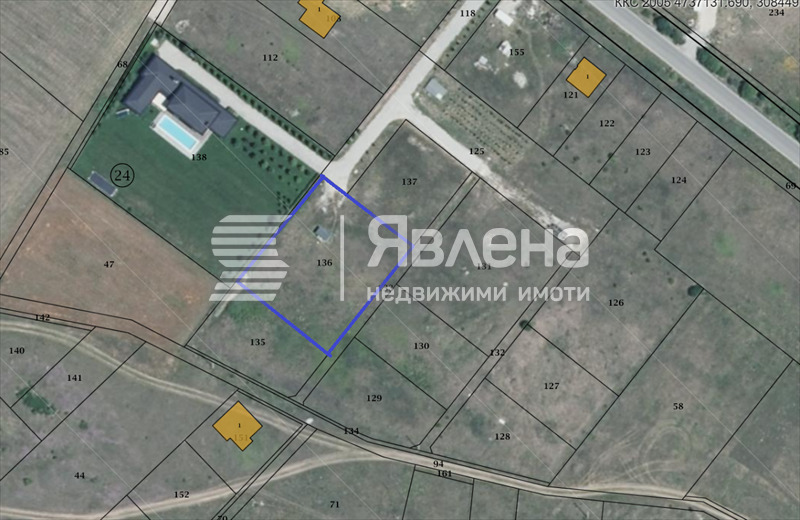 Продава ПАРЦЕЛ, с. Гурмазово, област София област
