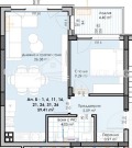 Продава 2-СТАЕН, град Пловдив, Гагарин • 66930 € / 130903.70 лв. • 72573622 2