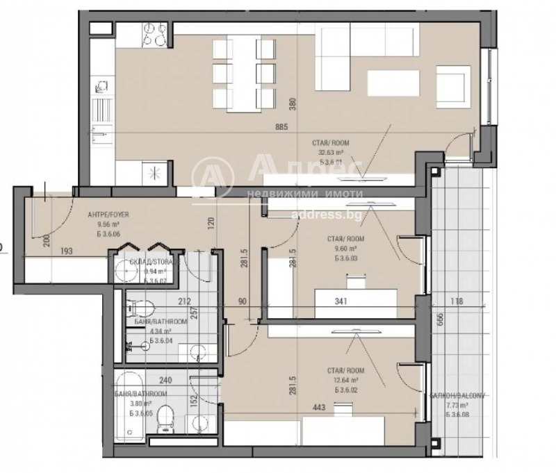 Satılık  2 yatak odası Sofia , Ovça kupel 2 , 115 metrekare | 50146112 - görüntü [2]