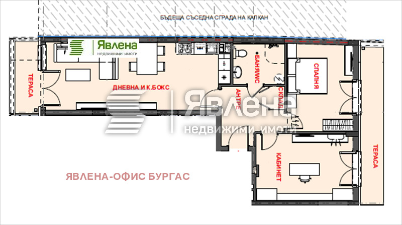 In vendita  2 camere da letto Burgas , Vazragdane , 115 mq | 16219277 - Immagine [2]