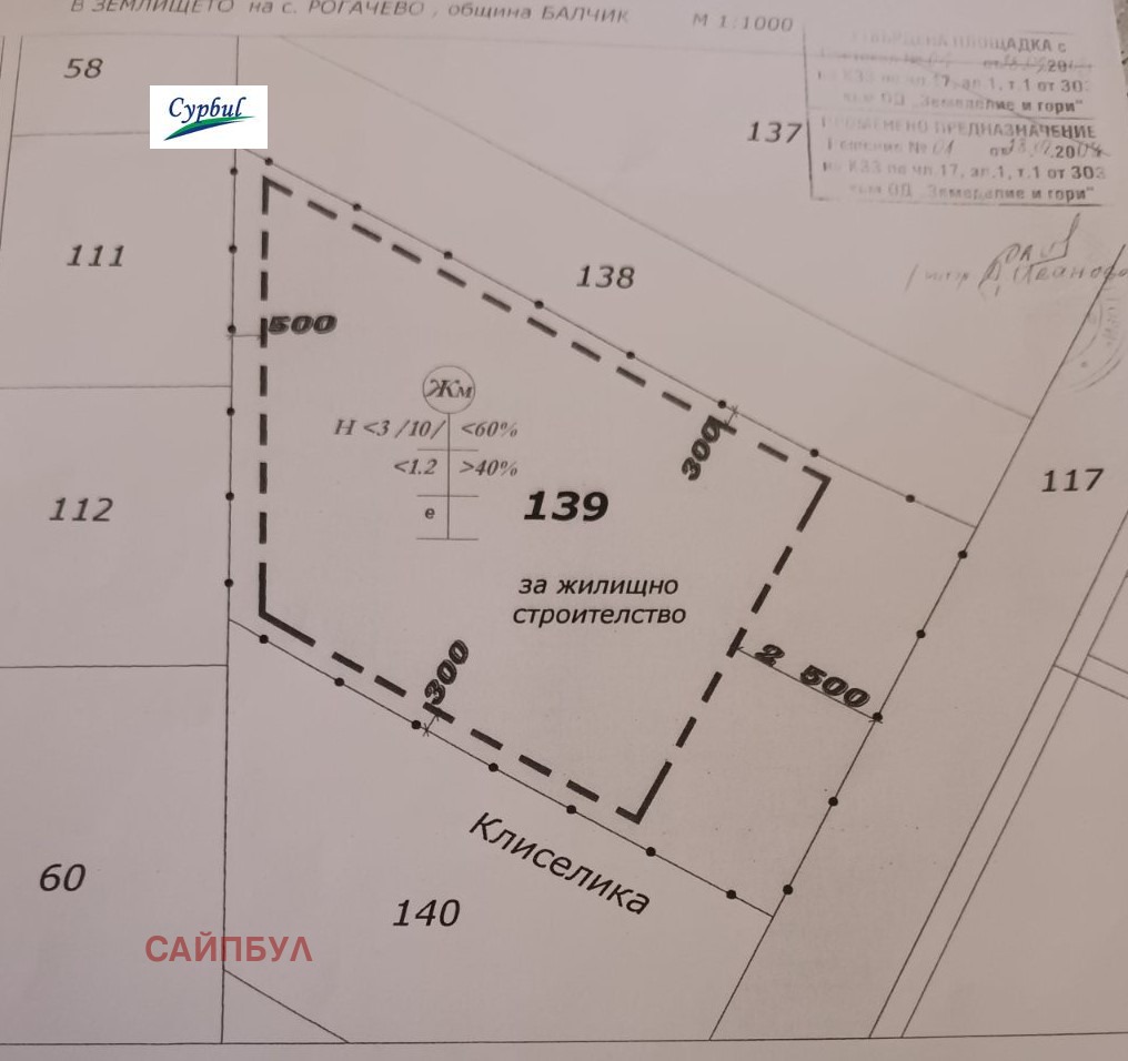 Продава ПАРЦЕЛ, с. Рогачево, област Добрич, снимка 2 - Парцели - 40857739