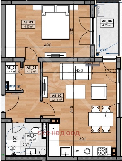 Продава 2-СТАЕН, гр. Пловдив, Кършияка, снимка 1 - Aпартаменти - 47103725