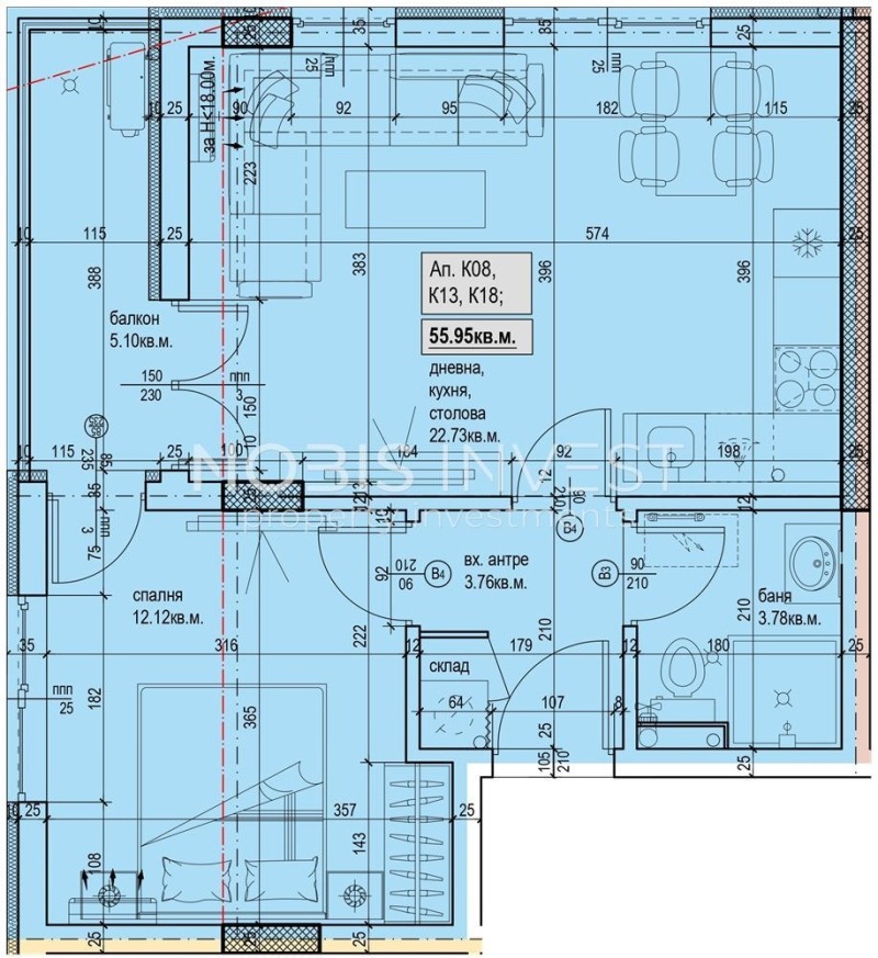 Продава  2-стаен град Пловдив , Христо Смирненски , 67 кв.м | 39631666 - изображение [2]