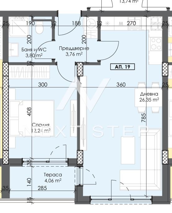 Продава 2-СТАЕН, гр. Пловдив, Тракия, снимка 4 - Апартаменти - 54023594