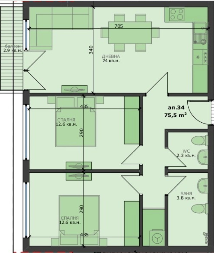 Продава 3-СТАЕН | Imot.bg — изображение 4
