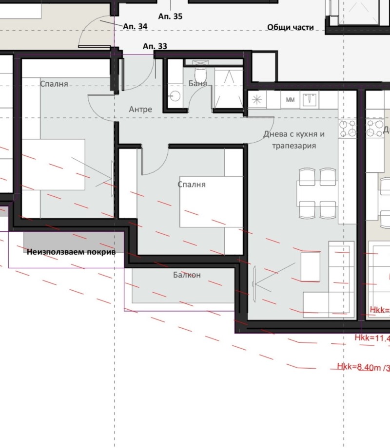 For Sale  2 bedroom Sofia , Levski V , 92 sq.m | 56865874 - image [2]