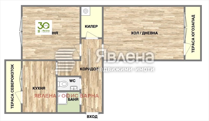 Продава 3-СТАЕН, гр. Варна, Погреби, снимка 12 - Апартаменти - 55094510