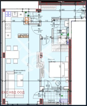 Продава 2-стаен град Пловдив Тракия - [1] 