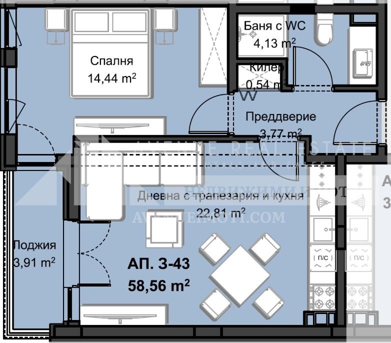 Продава 2-СТАЕН, гр. Пловдив, Христо Смирненски, снимка 3 - Апартаменти - 53718076