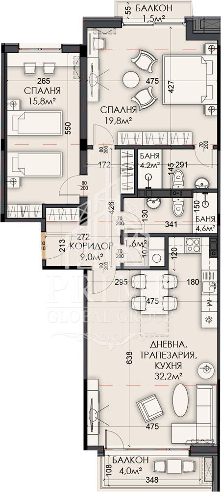 Продава 3-СТАЕН, гр. Варна, Виница
