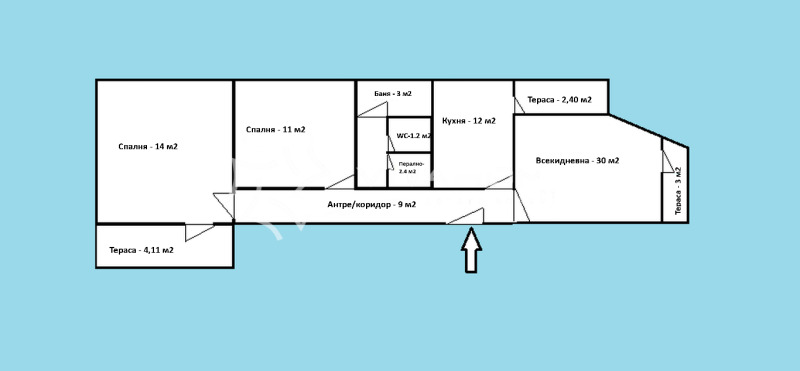 Na prodej  3 ložnice Varna , Ljatno kino Trakija , 125 m2 | 27888722 - obraz [14]