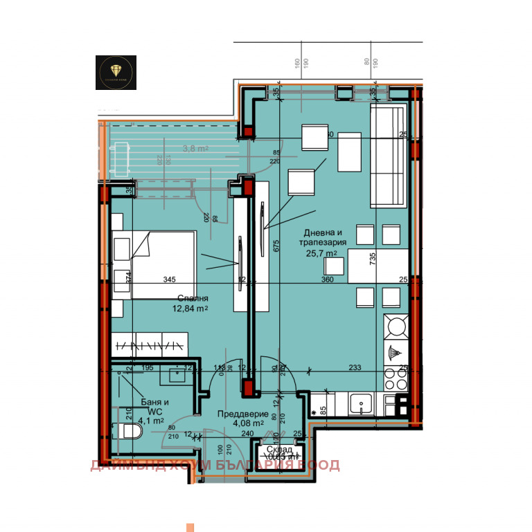 Продава 2-СТАЕН, гр. Пловдив, Остромила, снимка 2 - Aпартаменти - 47375031