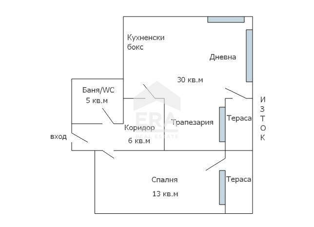 Продается  1 спальня Варна , к.к. Чайка , 82 кв.м | 77631752 - изображение [11]