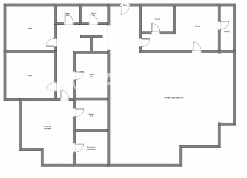 Продава ОФИС, гр. София, Лозенец, снимка 4 - Офиси - 49554217