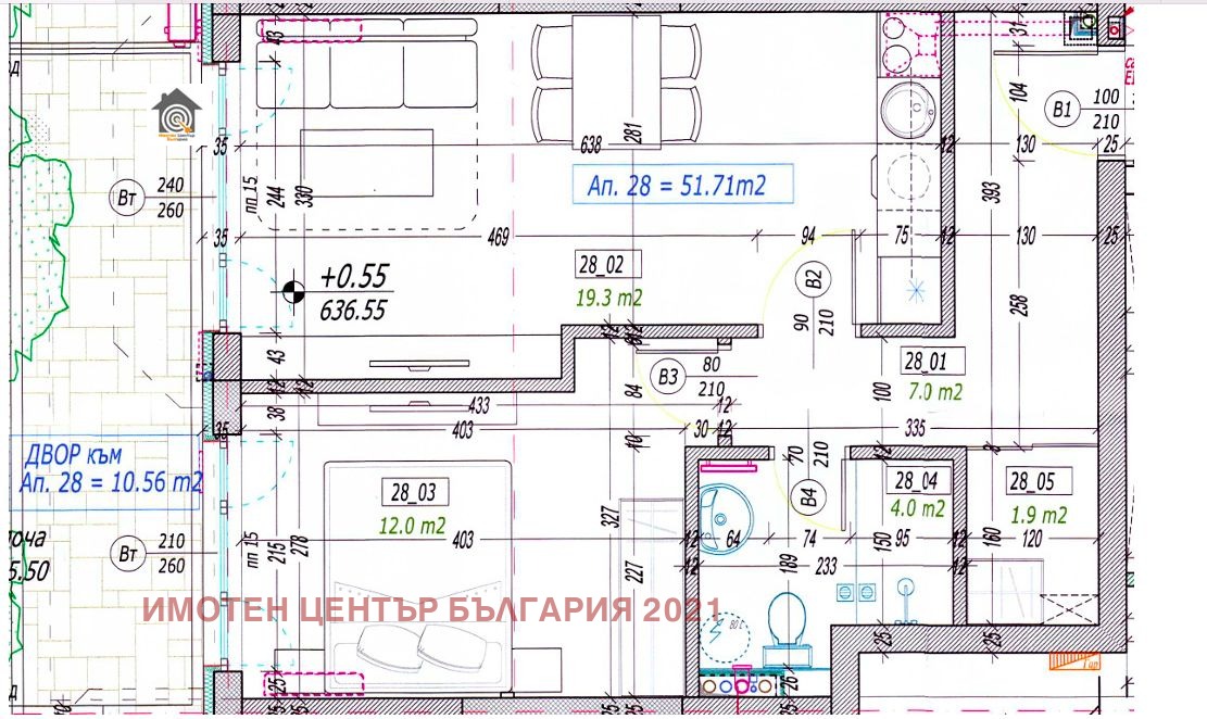 Продава 2-СТАЕН, гр. София, Малинова долина, снимка 2 - Апартаменти - 55033003