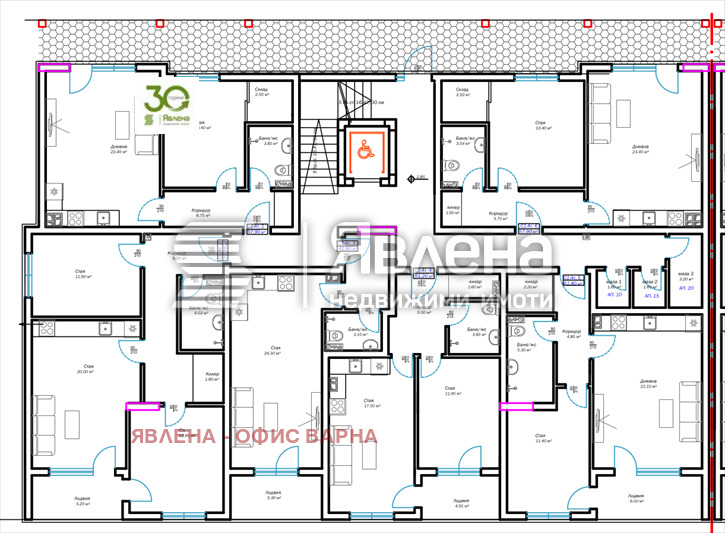 На продаж  1 спальня Варна , м-т Пчелина , 71 кв.м | 27558455 - зображення [5]