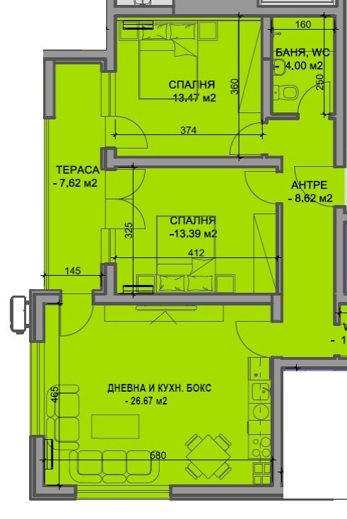 Продава 3-СТАЕН, град Пловдив, Въстанически • 137700 € / 269317.79 лв. • 27950398 1