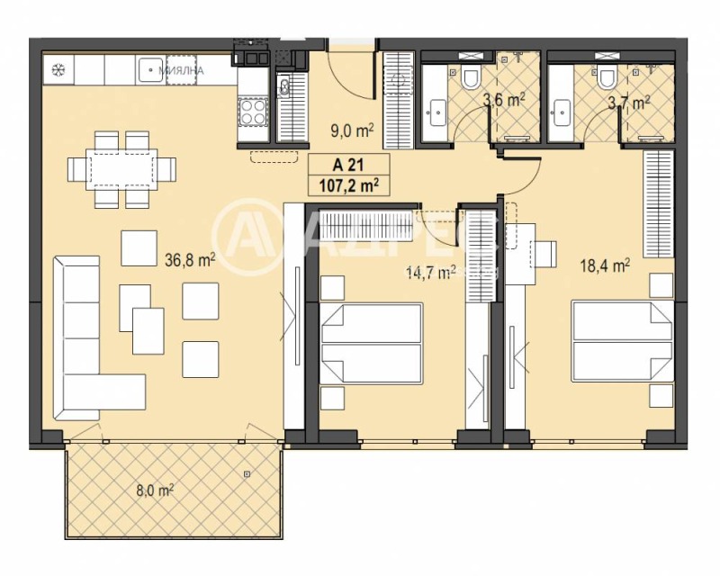 Продава 3-СТАЕН, гр. София, Бояна, снимка 3 - Апартаменти - 52454447