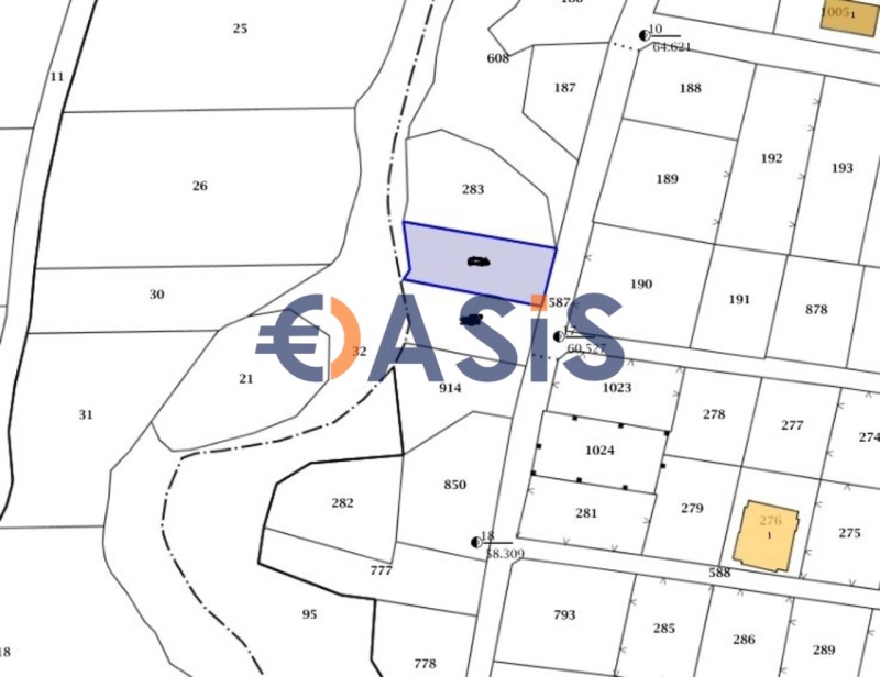 Продава  Парцел, област Бургас, гр. Свети Влас • 81 340 EUR • ID 82255630 — holmes.bg - [1] 