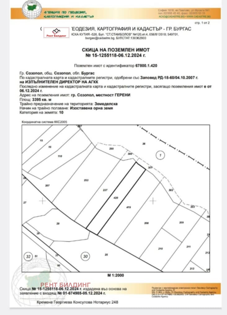 Продава ПАРЦЕЛ, гр. Черноморец, област Бургас, снимка 2 - Парцели - 48770031