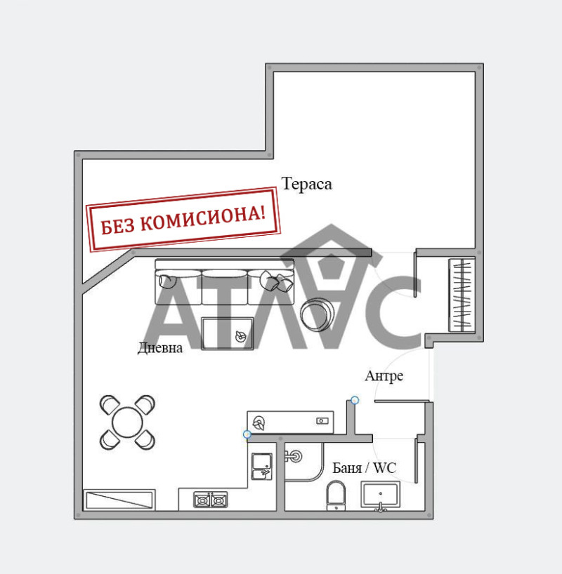 Продава 1-СТАЕН, гр. Пловдив, Кючук Париж, снимка 1 - Aпартаменти - 46684662