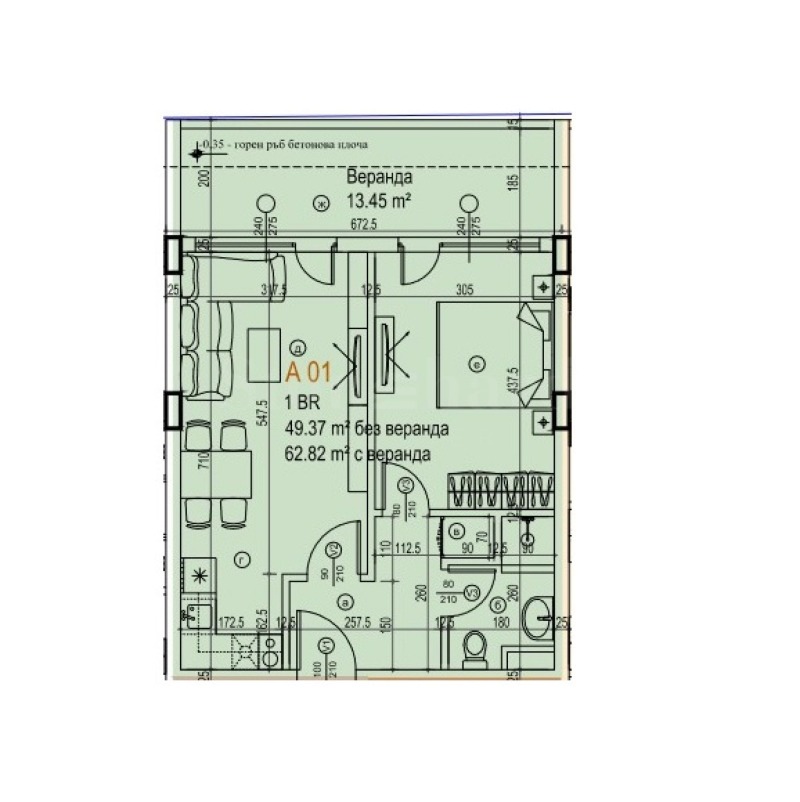 Продава 2-СТАЕН, гр. София, Манастирски ливади, снимка 3 - Апартаменти - 52226535