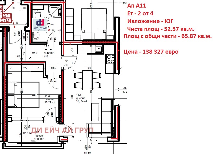 Продава 2-СТАЕН, гр. София, Малинова долина, снимка 4 - Апартаменти - 54350329
