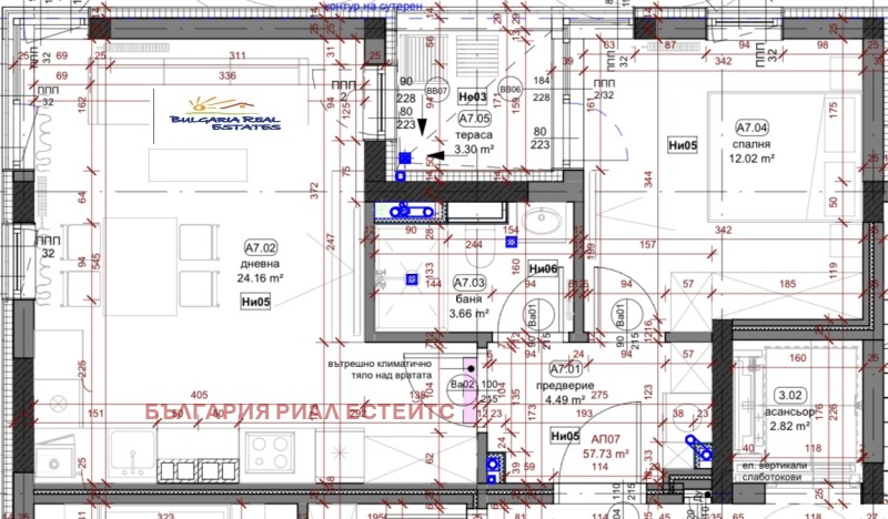 Продава 2-СТАЕН, гр. София, Кръстова вада, снимка 2 - Aпартаменти - 48233436