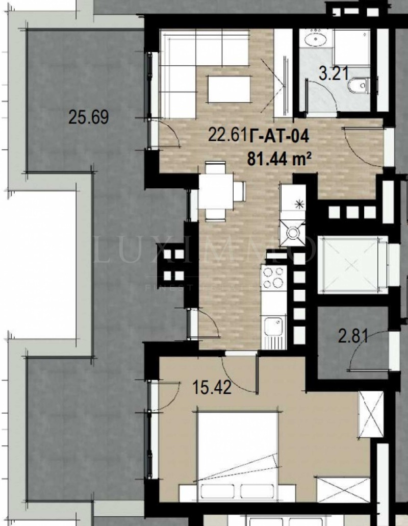 Продава 2-СТАЕН, гр. София, Витоша, снимка 4 - Aпартаменти - 49546654