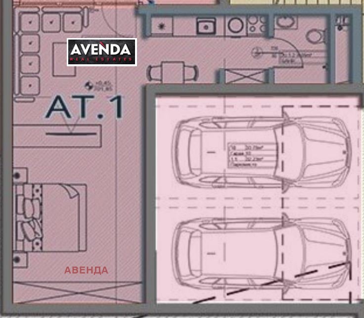 Til salgs  Studio Sofia , Lozen , 63 kvm | 13665085 - bilde [3]