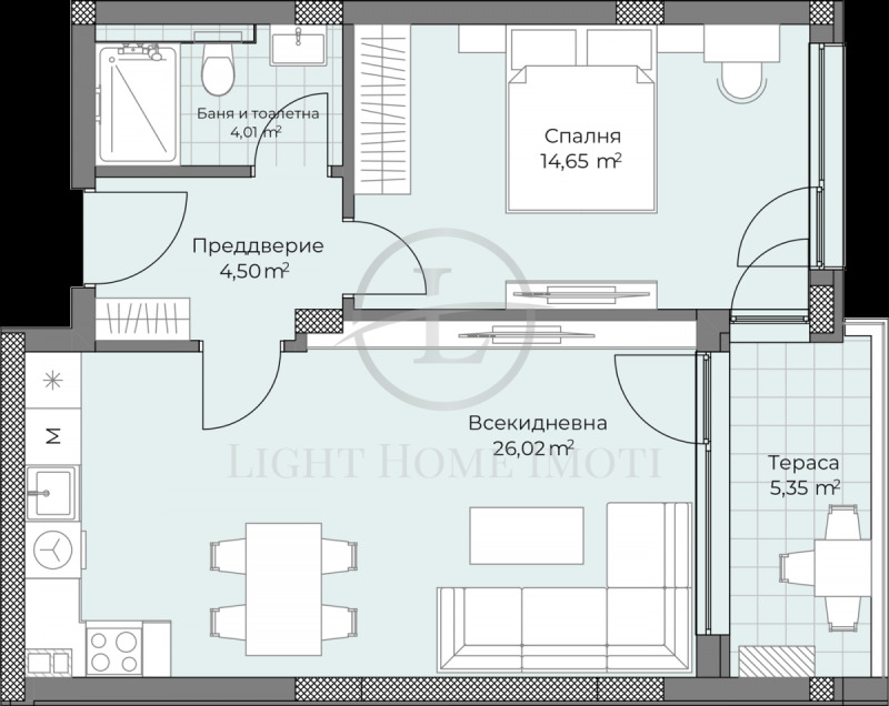 Na sprzedaż  1 sypialnia Plowdiw , Ostromila , 73 mkw | 49390638 - obraz [10]