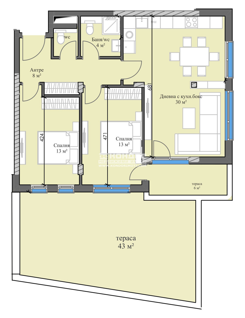 Продава 3-СТАЕН, гр. Пловдив, Кършияка, снимка 7 - Aпартаменти - 45979970