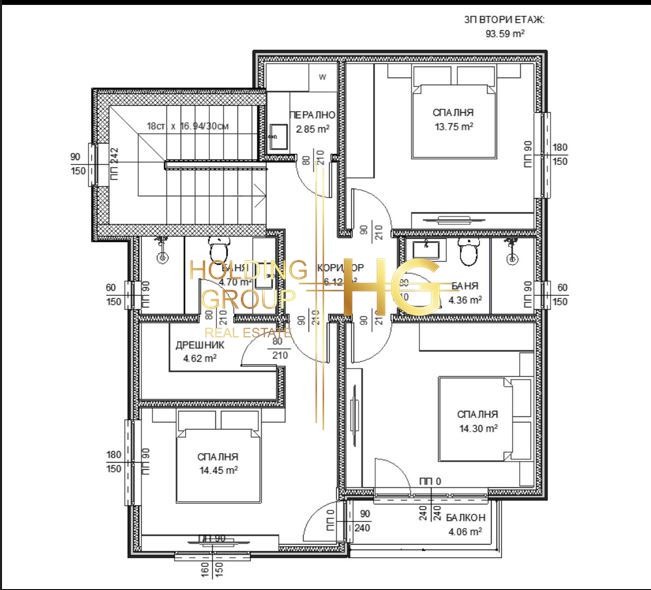 Myytävänä  Talo Varna , m-t Borovets - sever , 174 neliömetriä | 52058754 - kuva [3]