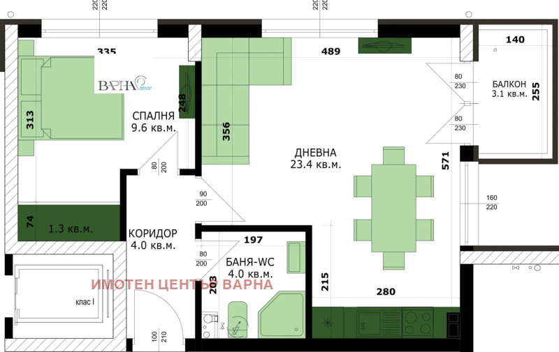 Продава 2-СТАЕН, гр. Варна, Кайсиева градина, снимка 1 - Aпартаменти - 49113560