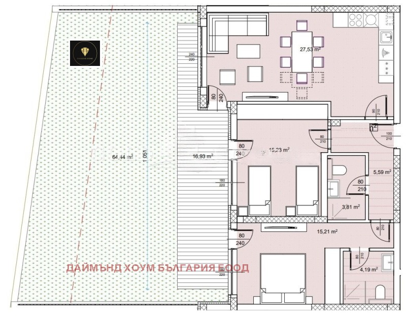 Продава 3-СТАЕН, гр. Пловдив, Беломорски, снимка 2 - Aпартаменти - 47257272