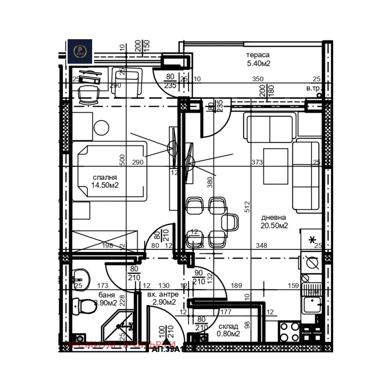 Продава  2-стаен град Пловдив , Южен , 65 кв.м | 44121542 - изображение [3]