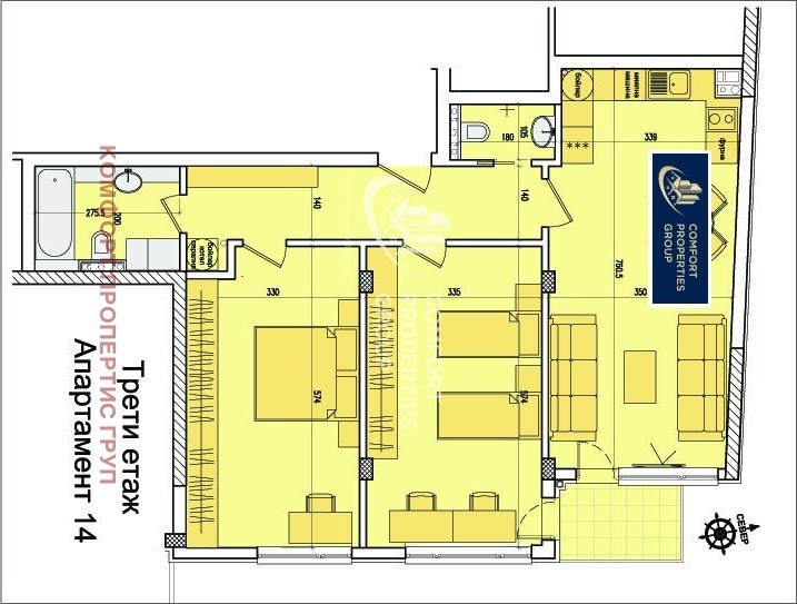 Satılık  2 yatak odası Sofia , Krastova vada , 109 metrekare | 41622143 - görüntü [9]