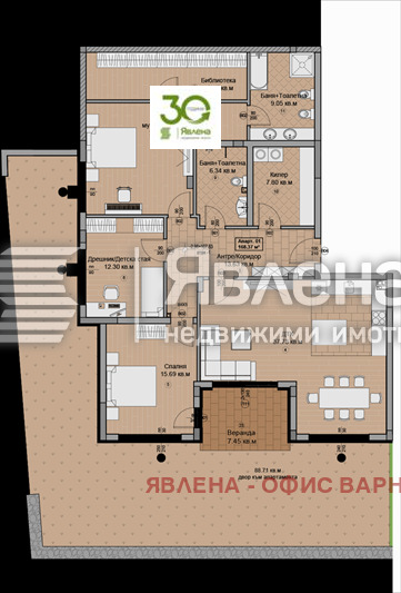 Продава 4-СТАЕН, гр. Варна, Свети Никола, снимка 2 - Апартаменти - 53714508