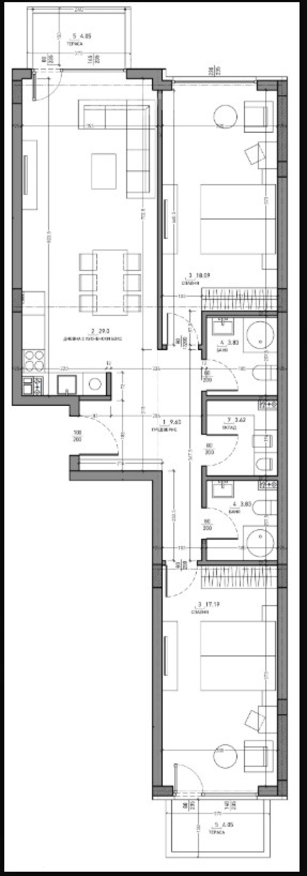Продава 3-СТАЕН, гр. София, Малинова долина, снимка 4 - Апартаменти - 54943939