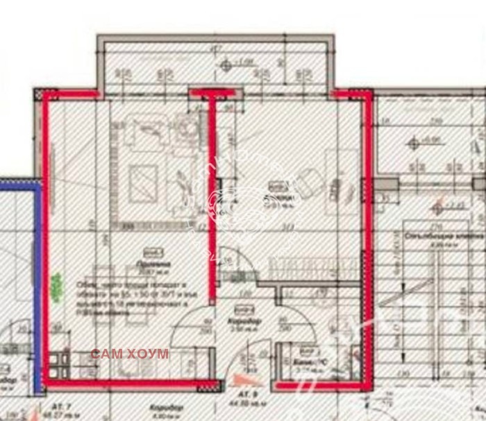 Na prodej  1 ložnice Varna , m-t Pčelina , 57 m2 | 38711940 - obraz [6]
