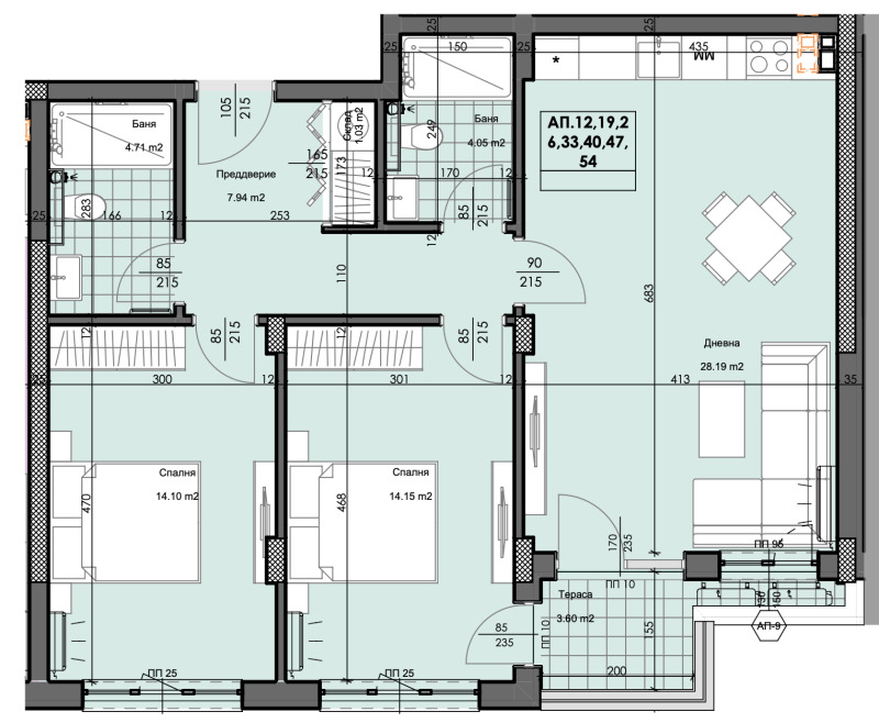 Продава  3-стаен град Пловдив , Гагарин , 109 кв.м | 59454366 - изображение [3]