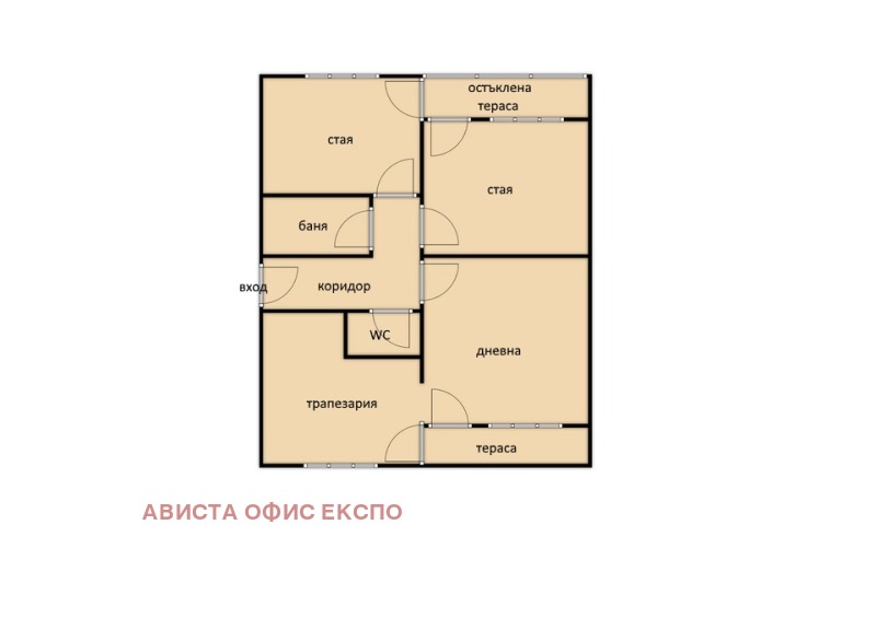 Na prodej  2 ložnice Sofia , Centar , 85 m2 | 12813172 - obraz [13]