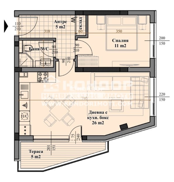 Продава 2-СТАЕН, гр. Пловдив, Кючук Париж, снимка 8 - Апартаменти - 53173300