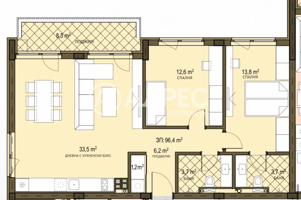 Продава 3-СТАЕН, гр. София, Овча купел 2, снимка 2 - Апартаменти - 54667738